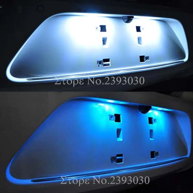 BOAOSI 2x Белый светодиодный номерной знак светильник лампа без ошибки для Peugeot 206 207