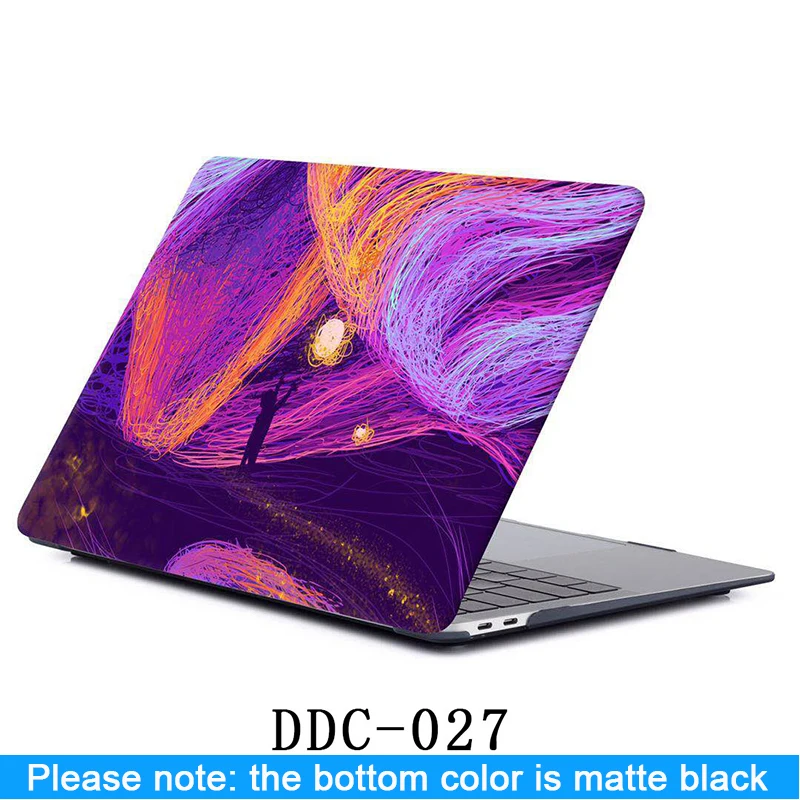 Чехол для ноутбука Apple MacBook Air Pro retina 11 12 13 15 для mac book NEW Pro 13,3 15,4 дюймов A1706 A1932+ чехол для клавиатуры