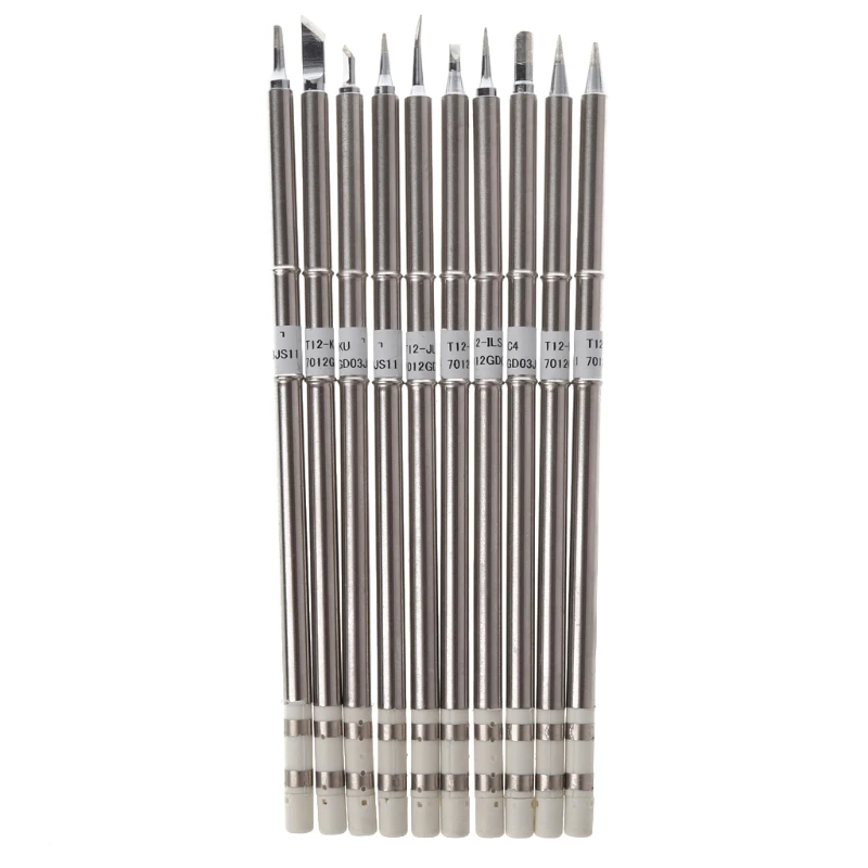 

Solder Iron Tips T12-B2 D24 C4 ILS JL02 KU K BC2 BL BC1 For Hakko Soldering Rework Station FX-951 FX-95 # L22