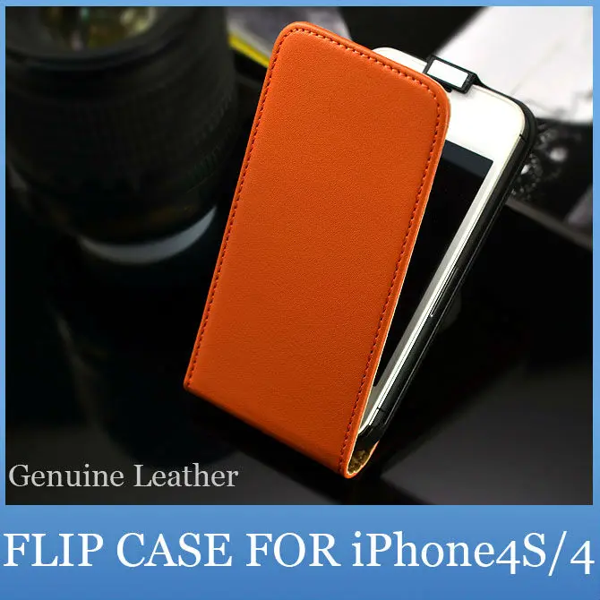 Чехол натуральная кожа чехол для iphone 5 4 4S перевёрнутый Apple iPhone 5S разного размера