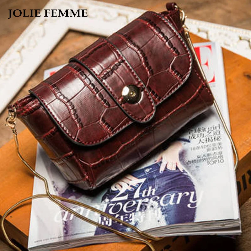 ДЖОЛИ FEMME Кожаный Мини Квадратных Сумки Весна Новый Стиль Сумка Почтальона