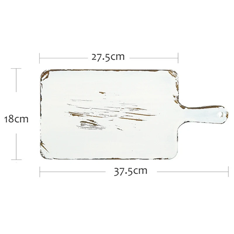 Sweetgo винтажный белый деревянный поднос для хлеба возвращение в древний стиль