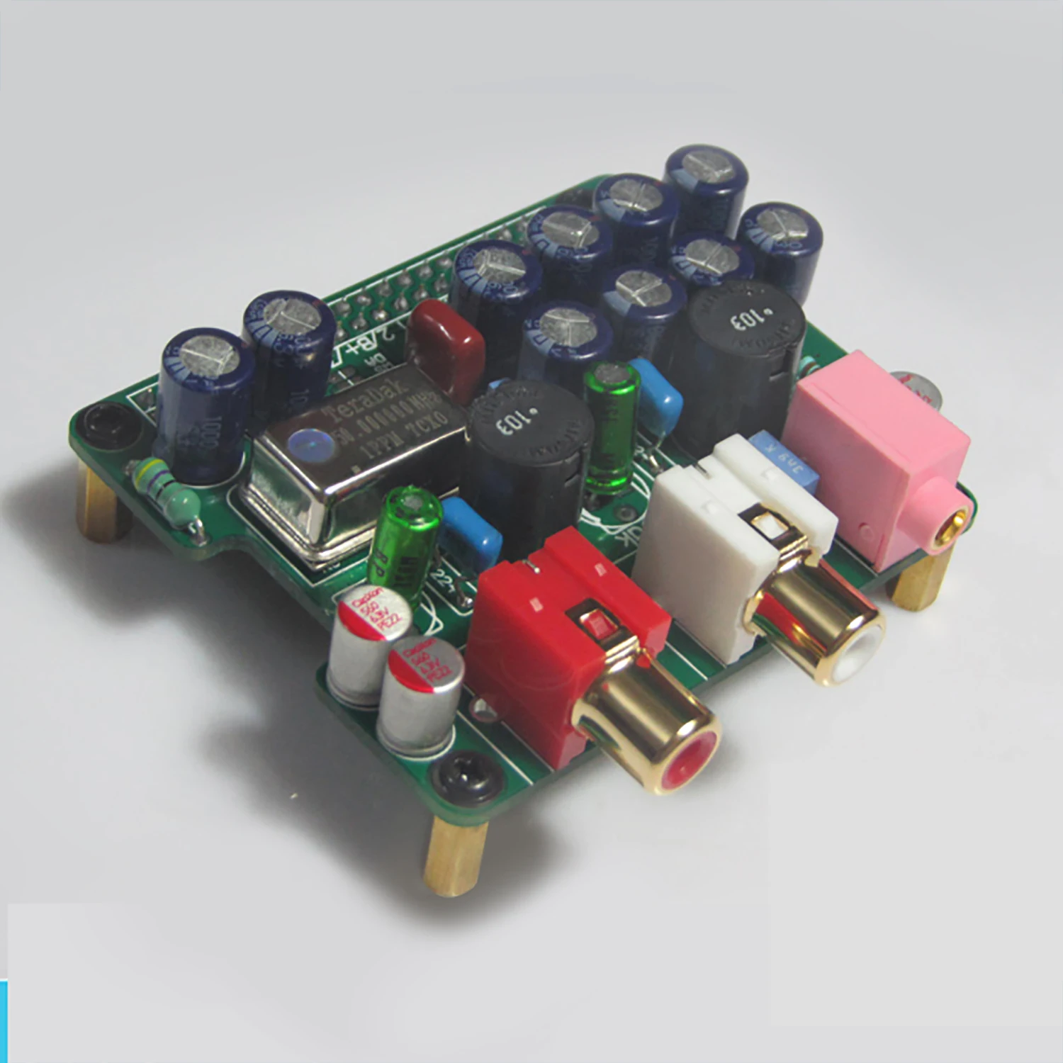 Raspberry Pi B + 2B DAC TDA1387 8 шт. расширяющаяся плата I2S интерфейс связи для MCLK DATA LRCK BCK DC5V 2A 44