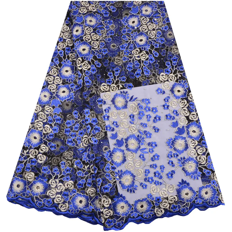 Африканская кружевная ткань 2018 высококачественное Свадебное кружево