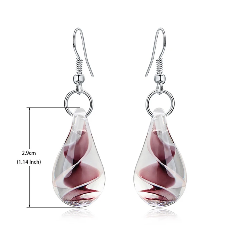 Новые висячие серьги в форме капли воды серебряного цвета женские Этнические