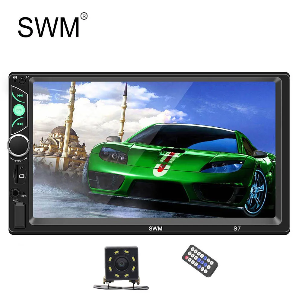 Car Radio with Cam 2 Радио 2 Din Coche автомобильное радио MP5 плеер 2din стерео двойные системы Mirrorlink авто стерео радио Bluetooth Авторадио - Цвет: Car Radio with Cam 2