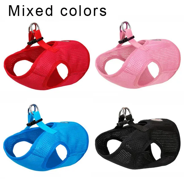 Mixed colors 10 шт/лот сетчатые дышащие трусики для собак жилет поводки для кошек собаки смешанные цвета - Цвет: Mixed colors
