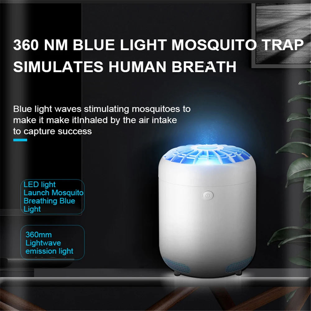 Pest Control Electric Anti Mosquito Killer Lamp Trap LED Catcher Bedroom Living Rooms Bug Insect Repellent Zapper | Дом и сад