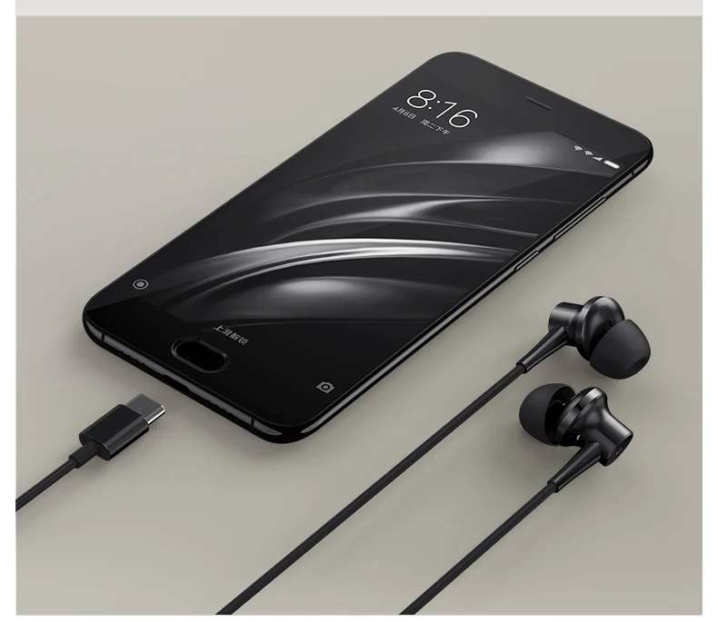 Оригинальные Xiaomi mi наушники ANC, гибридные наушники usb type-C для зарядки, mi c Line, музыкальные наушники для Xiaomi mi 6 mi X Note2