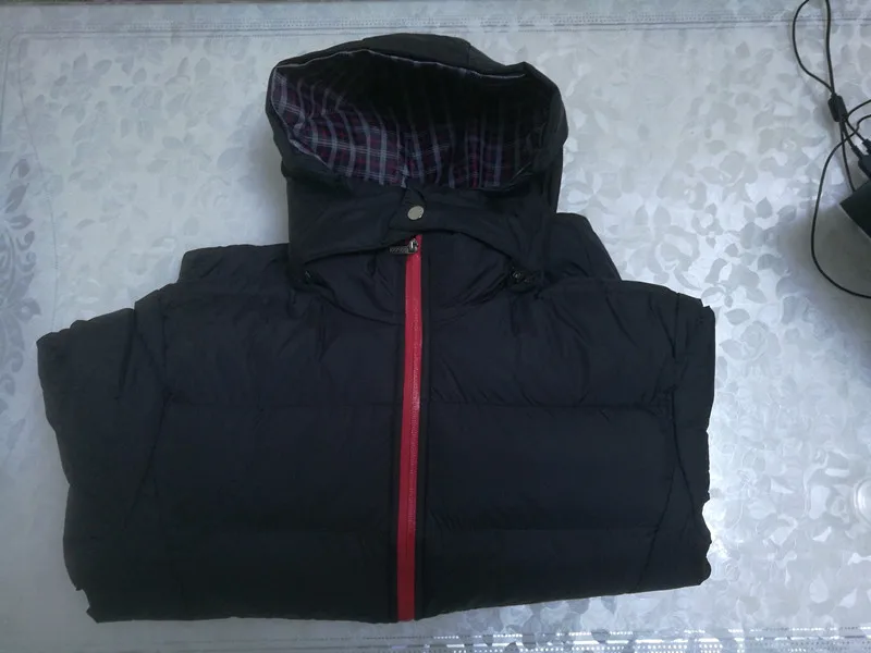 2017 зимнее пальто Мужская стеганая черная куртка пуховик теплое модное мужское