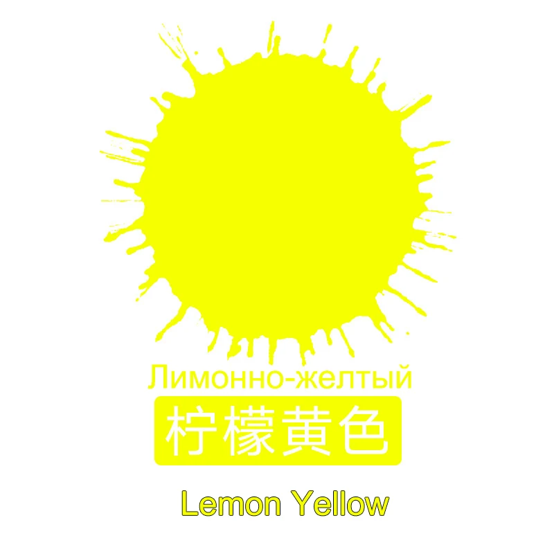 Lemon yellow 5 мл пищевой красящий съедобный пигмент 24 пищевые цвета для конфеты Макаруны крем помадка окраска торт украшение выпечки Кондитерские инструменты - Цвет: Lemon yellow