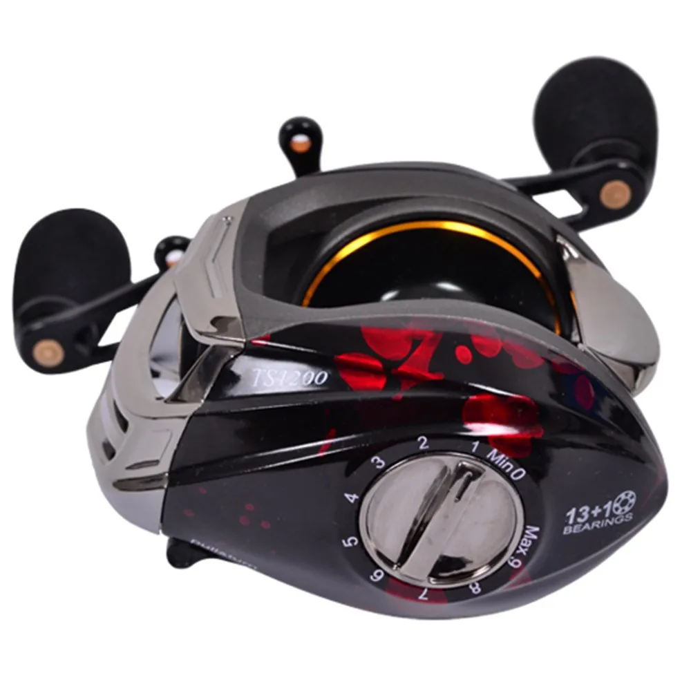 TSURINOYA Baitcasting катушка TS1200 14bb 6.3: 1 Наживка литья Рыбалка катушки 13ball Подшипники +