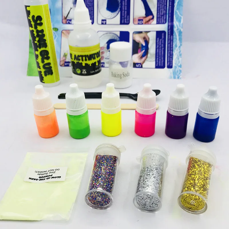 Пушистый Floam Slime Набор для изготовления пластилина, Набор для изготовления кристаллов, полимерная глина для детских подарков, Детская образовательная глина, игрушка