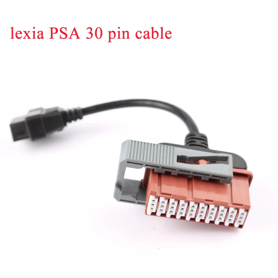 PSA Пежо (Peugeot 30 контактный кабель OBD2 II коннектор адаптер Lexia 30Pin соединительный Lexia3