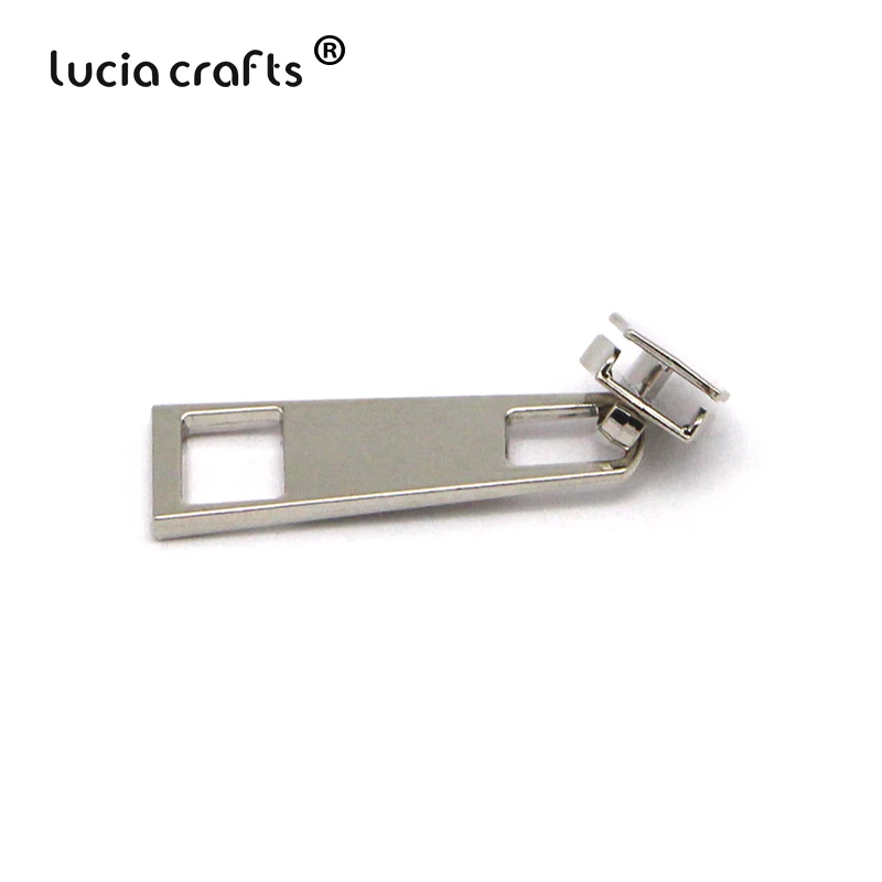 

SALE!Lucia crafts 5pcs/10pcs Silver/Green Zipper Head Zipper Sliders Zip Repair Kit Replacement DIY Sewing Accessories G0604