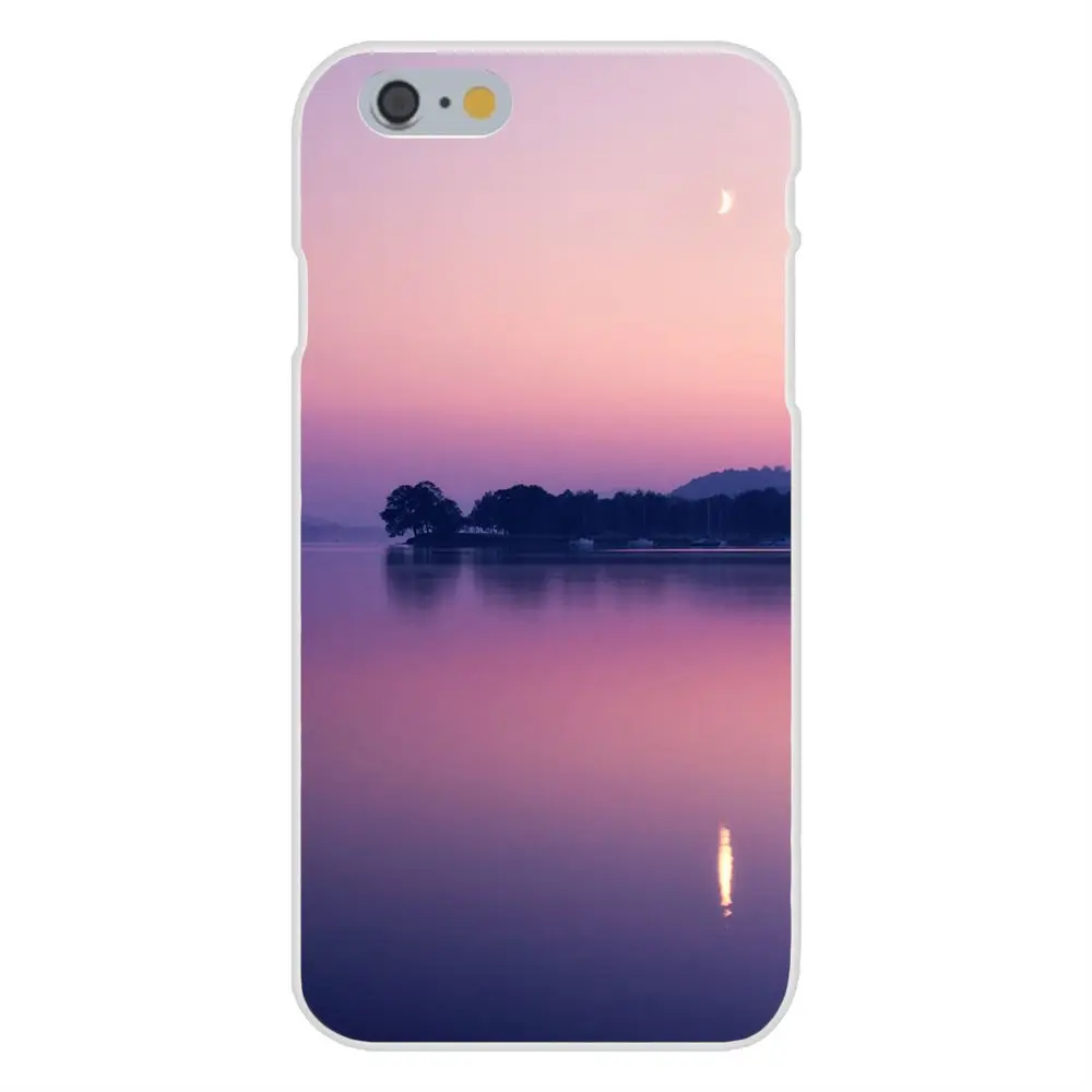 FGHGF красивые Черный и белый цвета природные пейзажи Облако ТПУ чехол для htc один M8