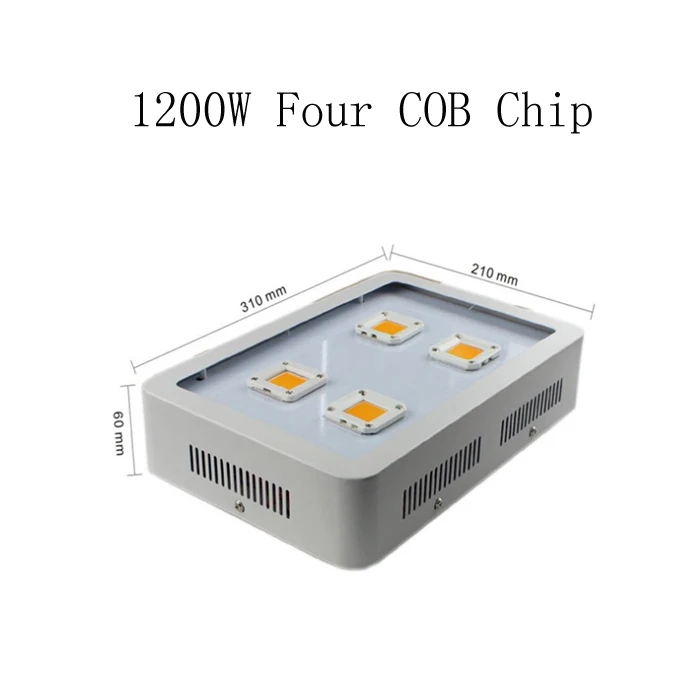 1200W COB 4 LEDs Yabstrip светодиодный светильник для выращивания 1800 Вт полный спектр COB лампа для растений фитолампа для комнатной палатки цветок салат сеялка теплица Фито лампа - Испускаемый цвет: 1200W COB 4 LEDs