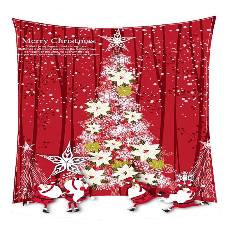 Рождественские украшения для дома фланелевое одеяло взрослых с принтом зимнее