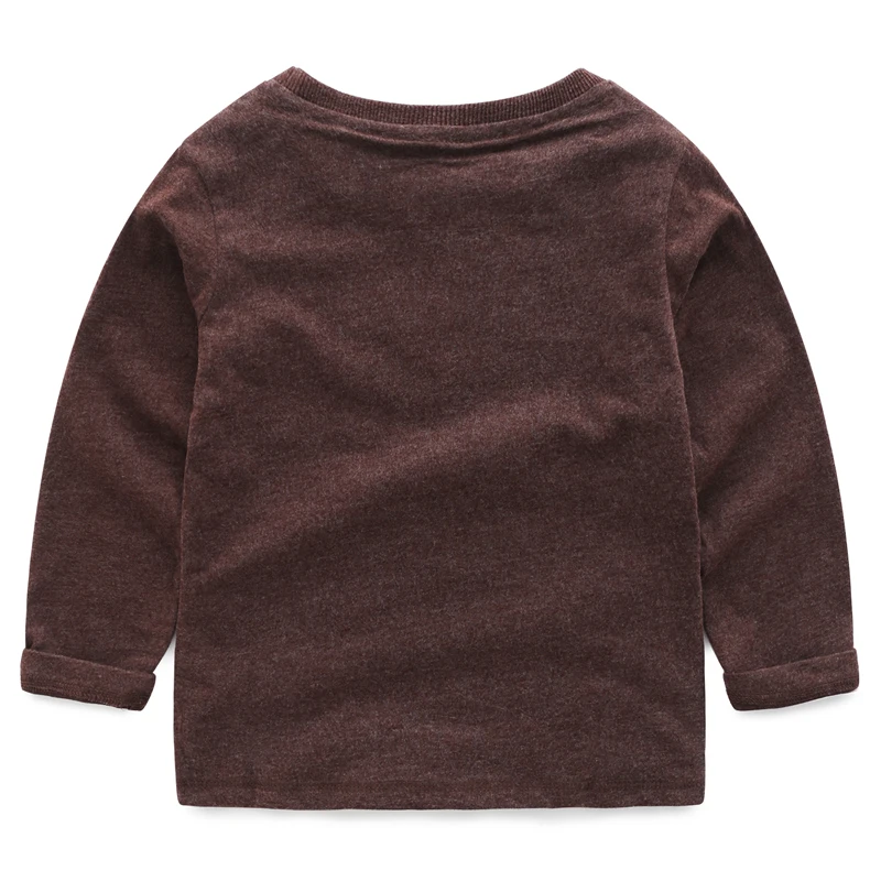 2018 осень экспорт одежда для детей Для мальчиков длинные Футболка с рукавами