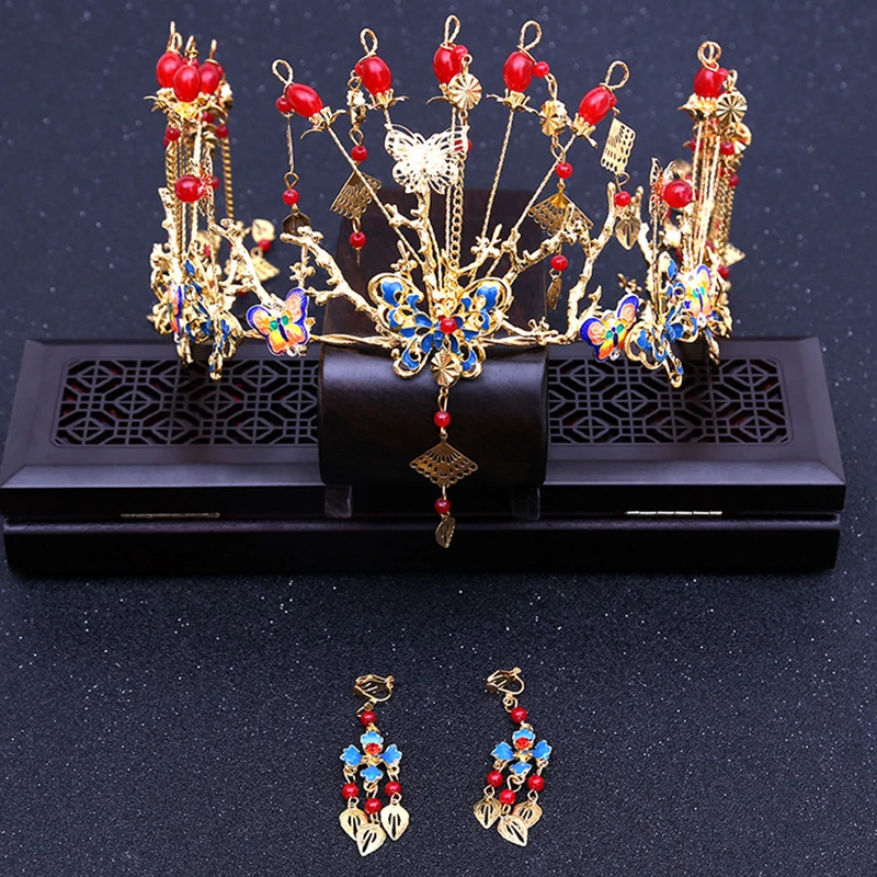 Классический китайский Восточный свадебный аксессуар для волос ювелирные