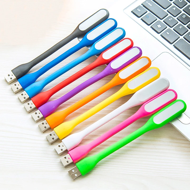 10pcs Mini Portable USB LED Lamp 5V 1.2W Super Bright Book Light Reading For Power Bank PC Laptop Notebook | Лампы и освещение