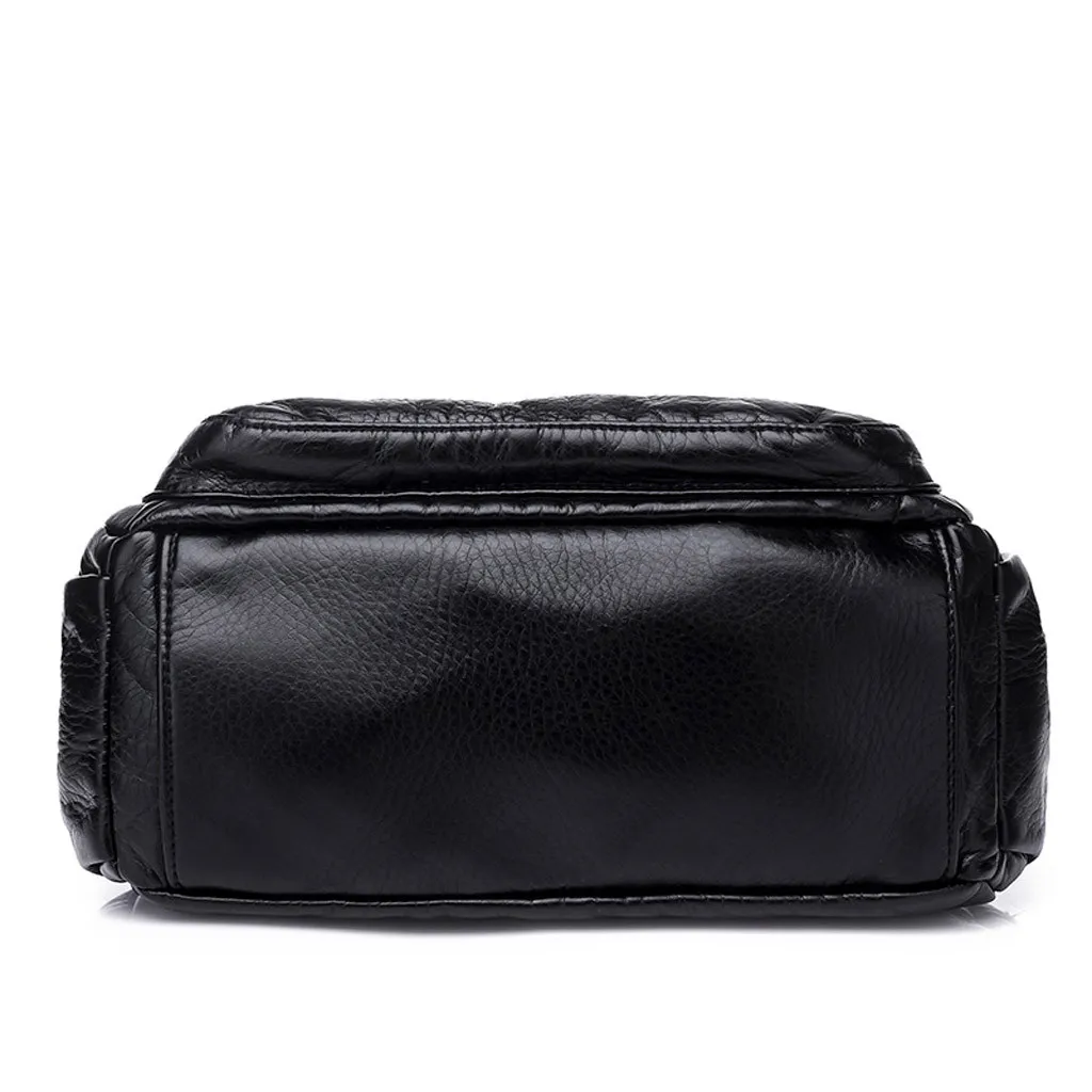 Aelicy Женская одноцветная Большая вместительная мягкая кожаная сумка на одно