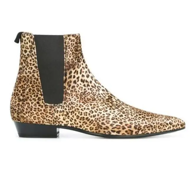 Мужские ботильоны из натуральной кожи леопардовые ботинки 2017|shoes fashion|shoes qualityshoes