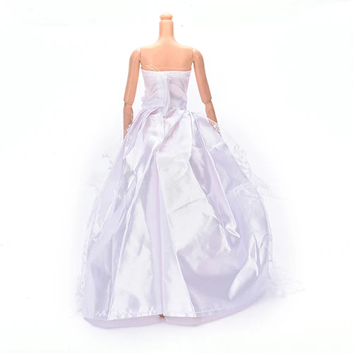 Новинка 2017 красивое свадебное платье для кукол летние аксессуары одежды 11 дюймов