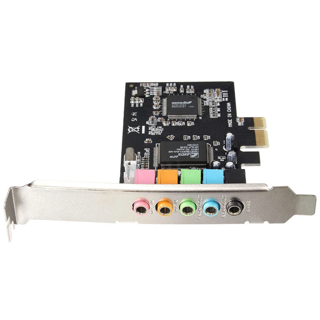 Звуковая карта PCI E 5 1 6 портов CMI8738 cinema stereo Surround Sound card|sound card|surround sound cardcmi8738 card |