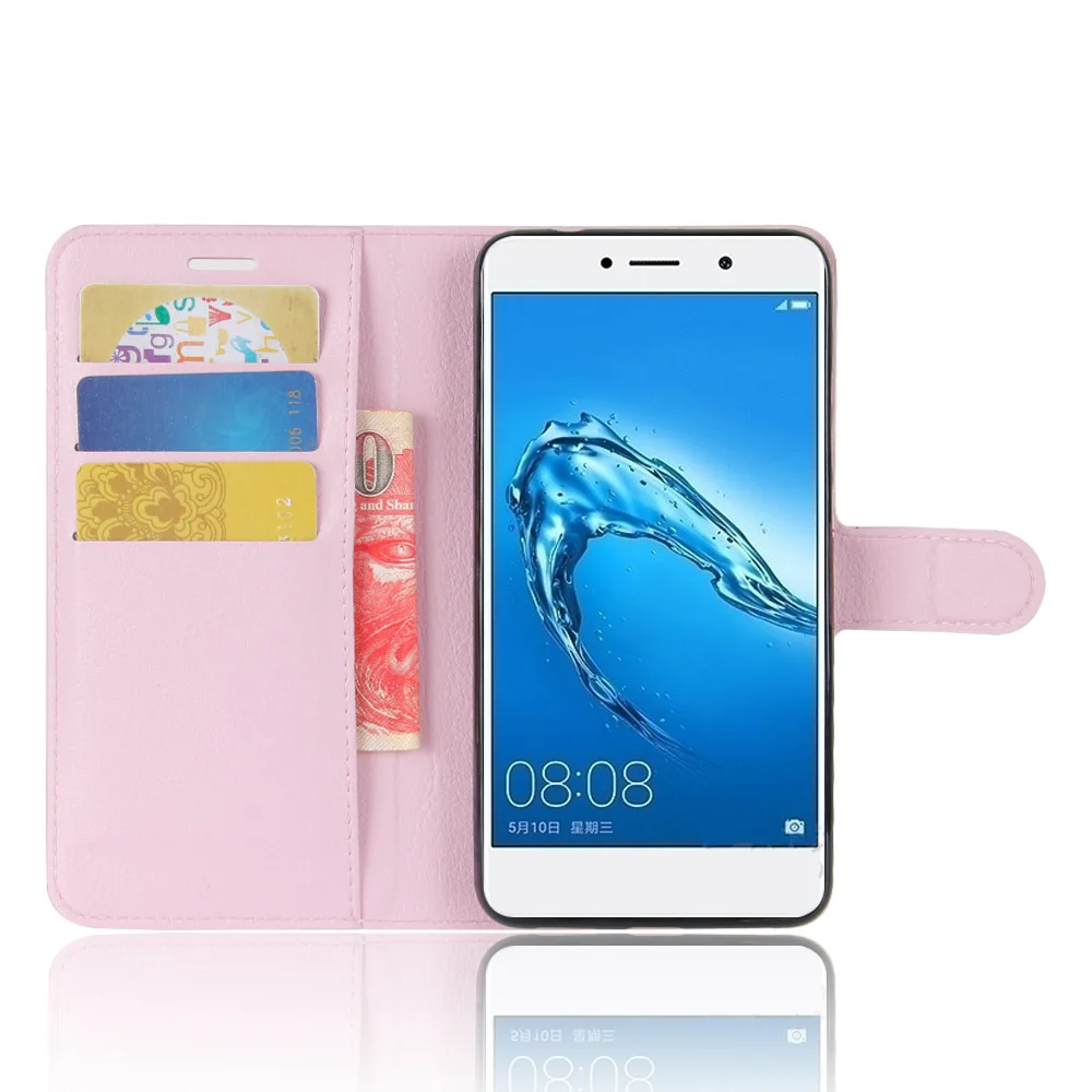 YINGHUI Y7 Case For Huawei Cover 5.5 Inch Luxury PU Leather Wallet Silicone Flip Phone Back Bag | Мобильные телефоны и