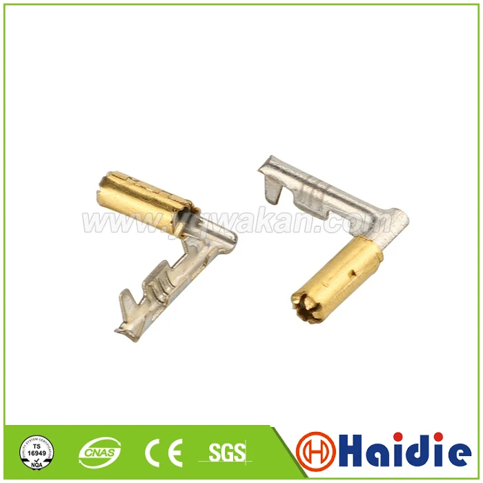 

Free shipping 50pcs auto terminal for elcetric connector, crimp pins loose terminals DJ221L-0.6A