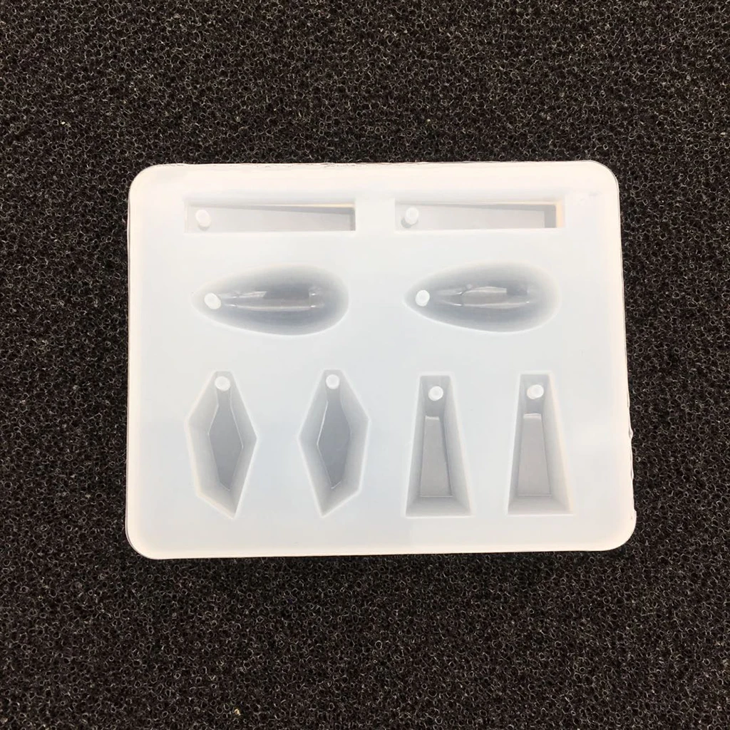 Геометрическая подвеска силиконовая форма с отверстием сделай сам полимерная