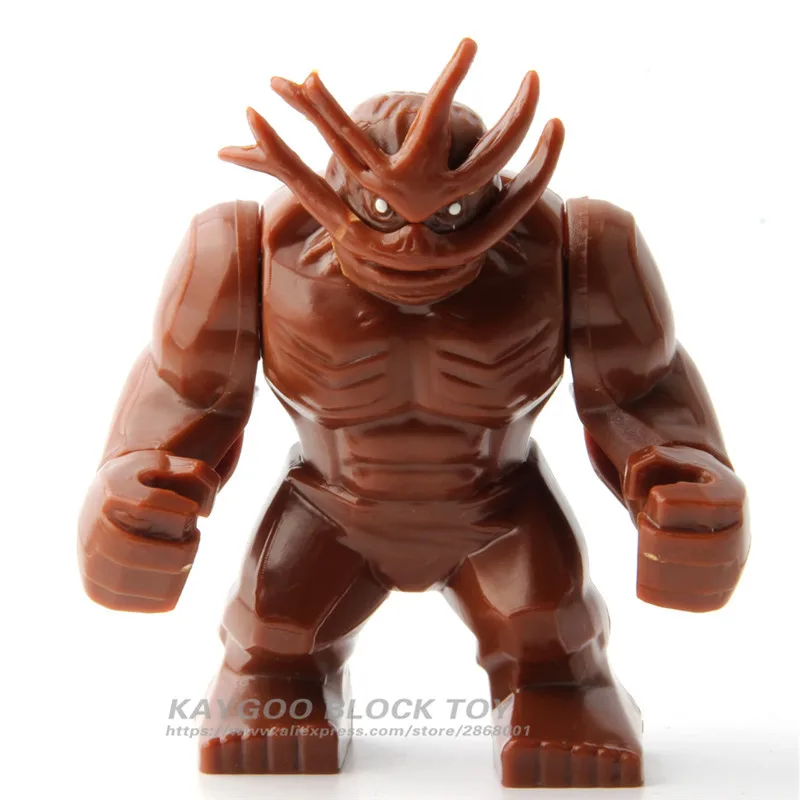 Конструктор с героями из мультфильма Супергерои Бэтмен мстители Anit Venom Hulk бане