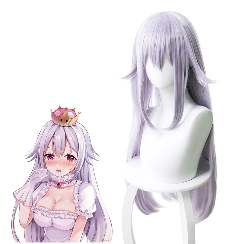 Аниме Boosette косплей волос Kuppa Koopa Hime Принцесса Косплей Синтетические длинные