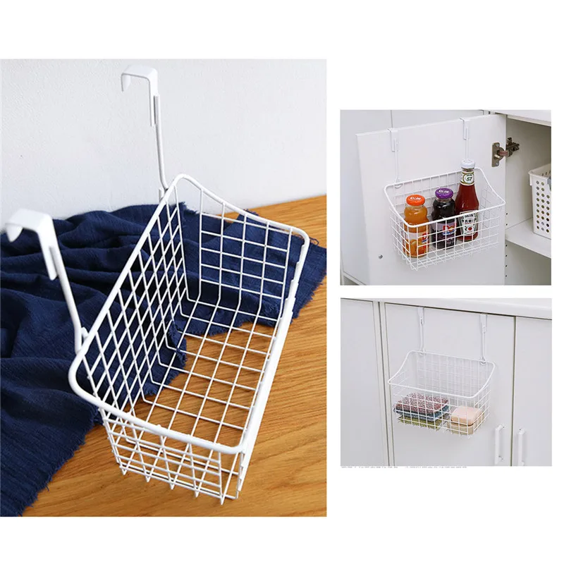 Белый металлический шкаф для специй органайзер хранения один подвесной