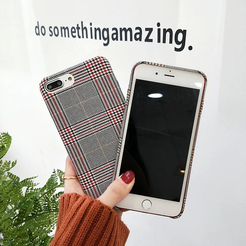 Модный мягкий сетчатый чехол для iPhone 8 7 6 6s Plus тканевый телефона X XR XS MAX |