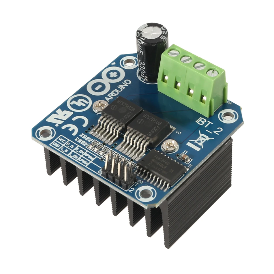 

New Double BTS7960 43A H-bridge High-power Motor Driver module/smart car/
