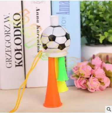 1 шт. красочные три трубки громкие голосовые рожки для футбола вечерние