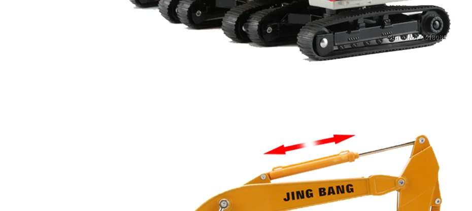 JINGBANG 1:50 Масштаб сплав экскаватор Игрушечная модель грузовика трек Navvy строительная техника Грузовики Модели детские игрушки для детей