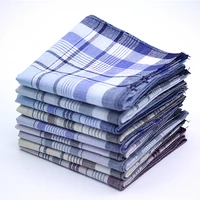5pcs multicolor plaid stripe men pocket squares business chest towel pocket hanky handkerchiefs hankies scarves 100 cotton