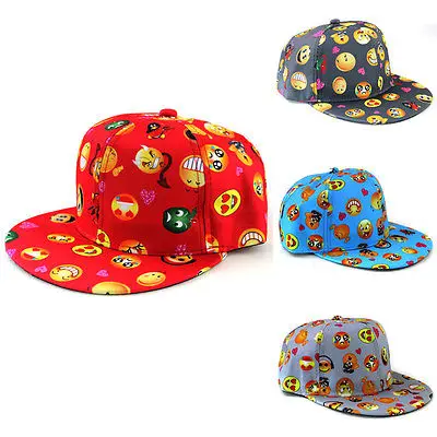 Children Boys Girls Emoji Print Hip-Hop 