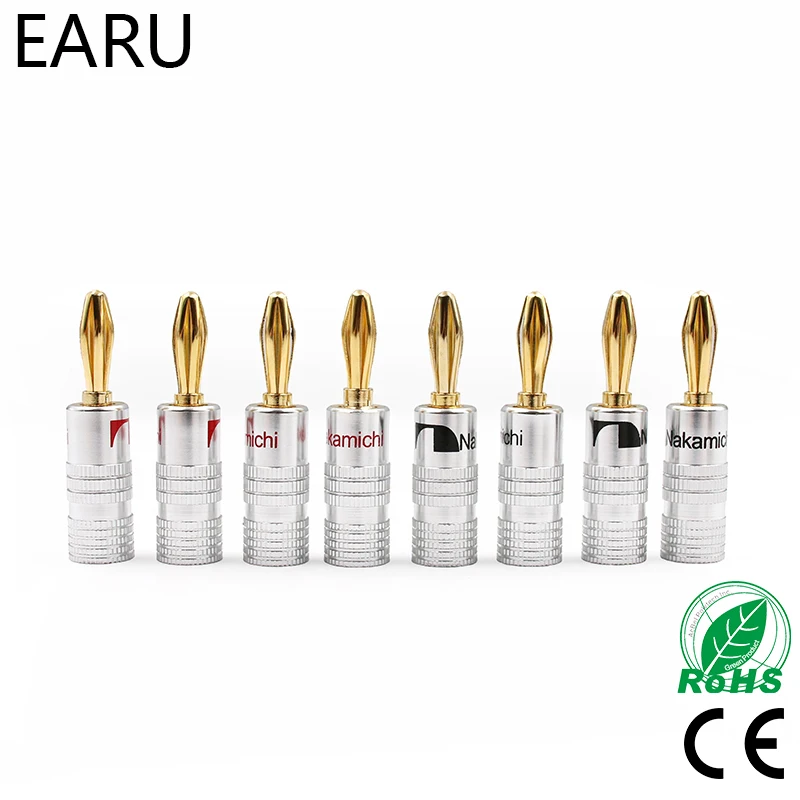 8 шт. GD Amp динамик Nakamichi разъем типа банан|connector amp|connector plugconnector banana |
