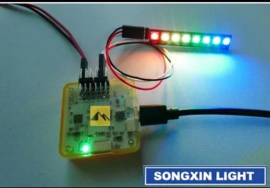 5 шт. 8 канальные светодиодные лампы WS2812 WS2812B WS 2811 5050 RGB в бит|development board|driver leddriver led rgb