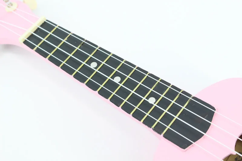 Горячая Распродажа, Mcool, 21 дюймов, розовая Гавайская гитара Ukelele, 4 струны, гавайская мини-гитара в форме сердца, отверстие для тона, липа, дерево, Uke