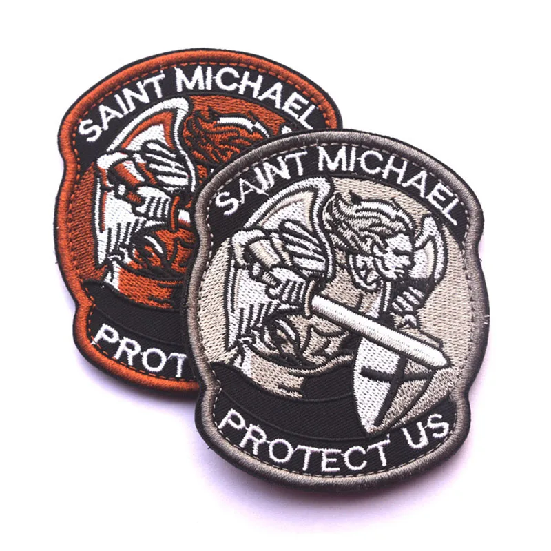 Военный Патч Saint Michael армейский военный 3D знак нарукавная нашивка|us patch|armband