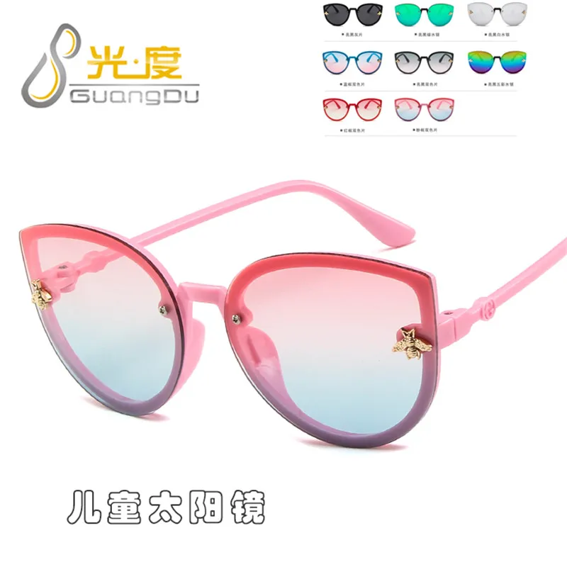 Модные детские солнцезащитные очки для девочек и мальчиков в винтажном стиле