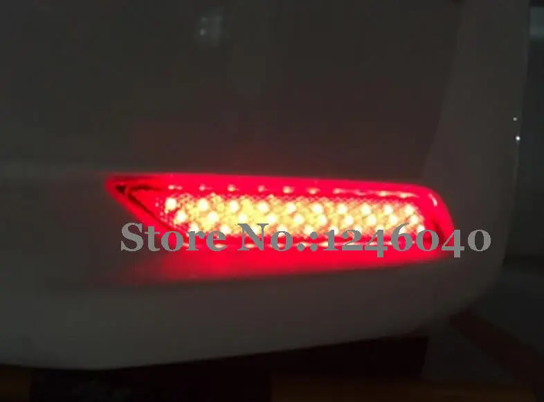 Red/BLACK/White Shell LED Tail Red Rear Bumper Reflector Light Lamp stop fog brake light For Honda CIVIC 2014 2015 | Автомобили и
