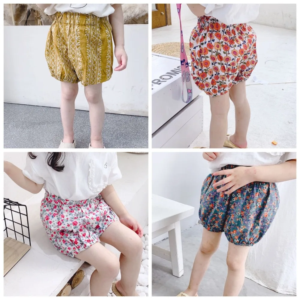2019 летний корейский стиль модный Флористический с высокой талией шорты для