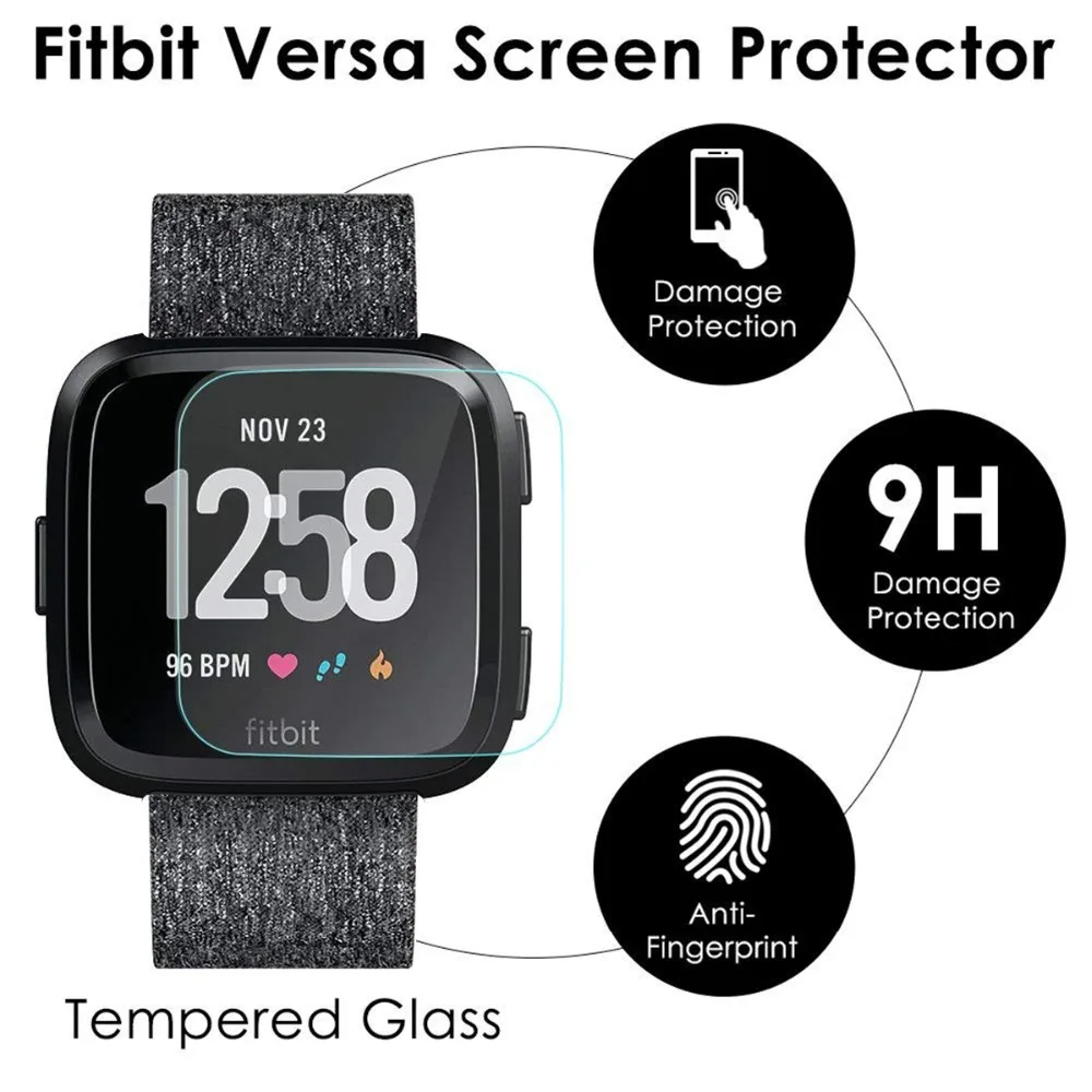 Защитная пленка из закаленного стекла SOONHUA HD для фитнес трекеров Fitbit Versa смарт