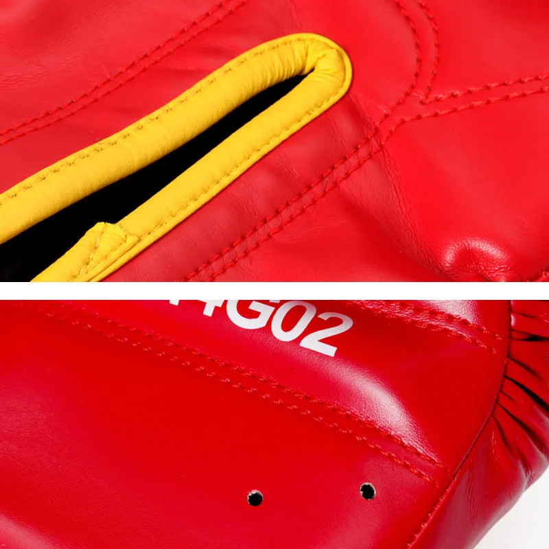 Профессиональные боевые перчатки из искусственной кожи Для MMA боксерские Sanda Wushu